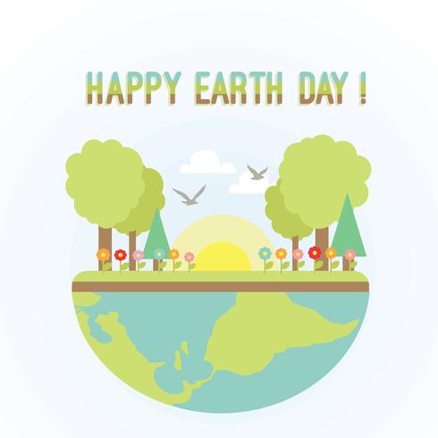 Free Happy Earth Day Vector