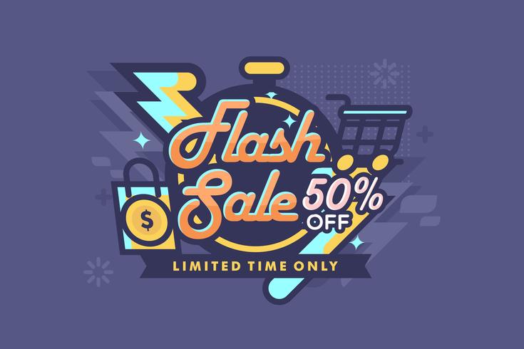 Price Flash Illustration vector