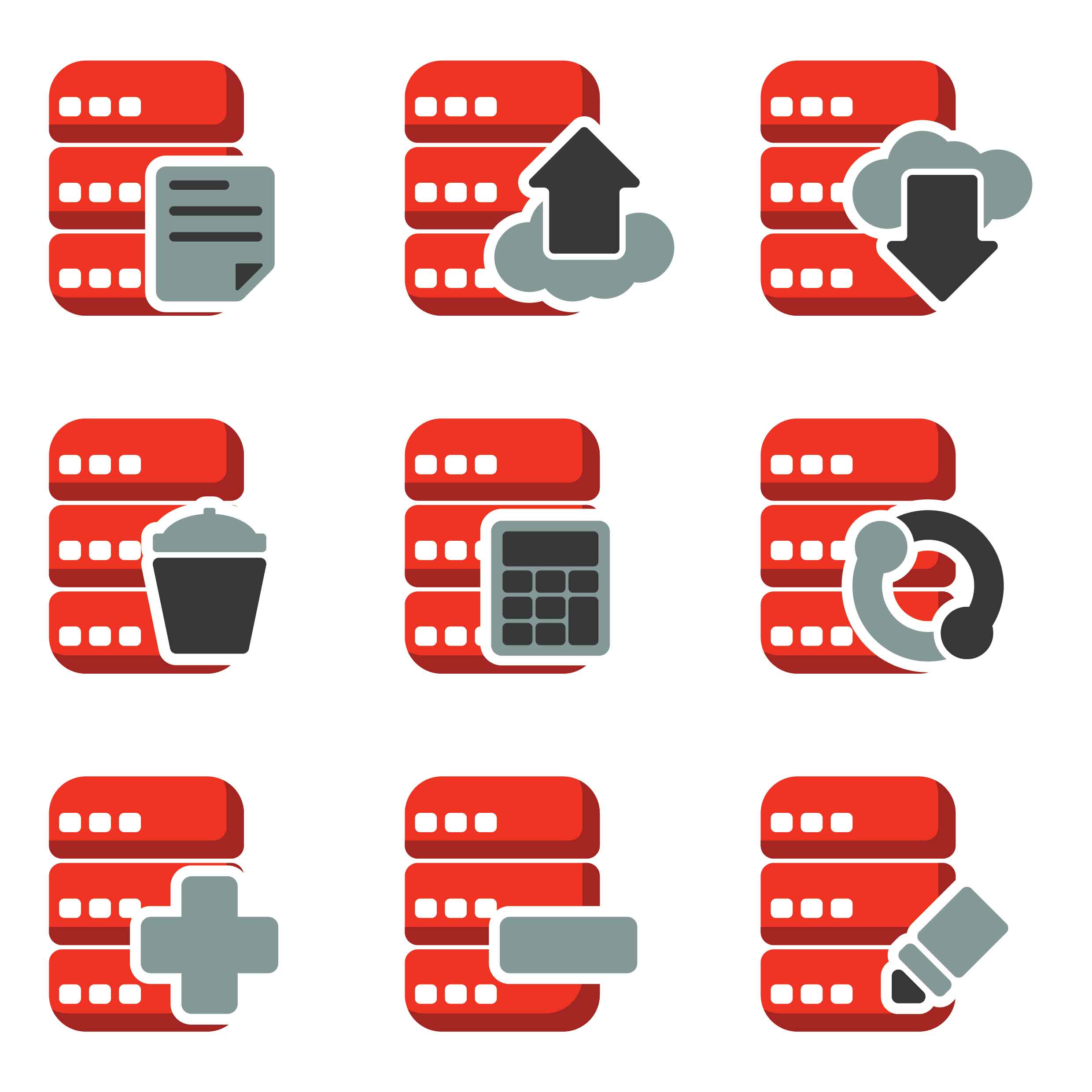 Download Database Icon Vector 171850 Vector Art at Vecteezy