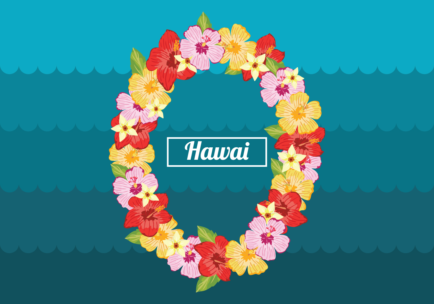 Hawaiian Lei Vector 171912 Vector Art at Vecteezy