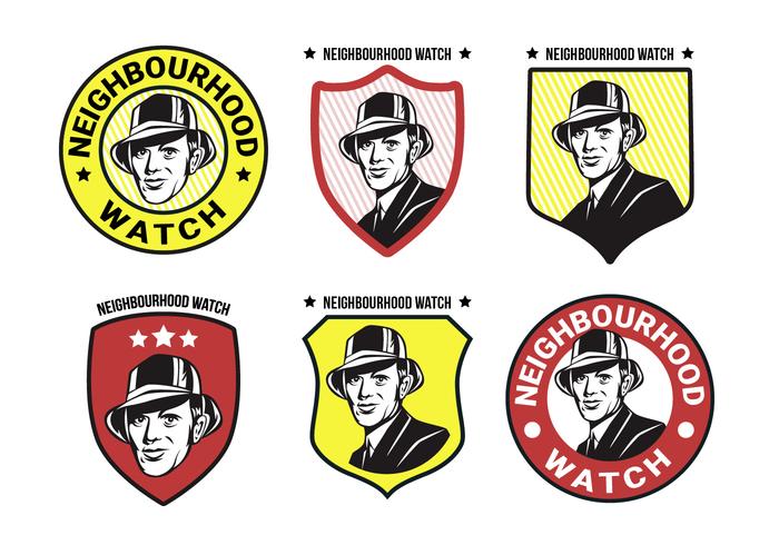 Neighborhood Watch Vector Logo Collection