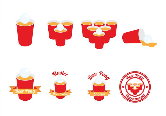 Beer Pong vector