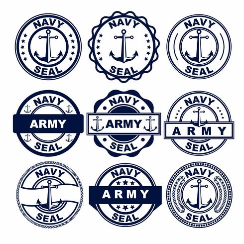 Navy Seal Badge Vectors