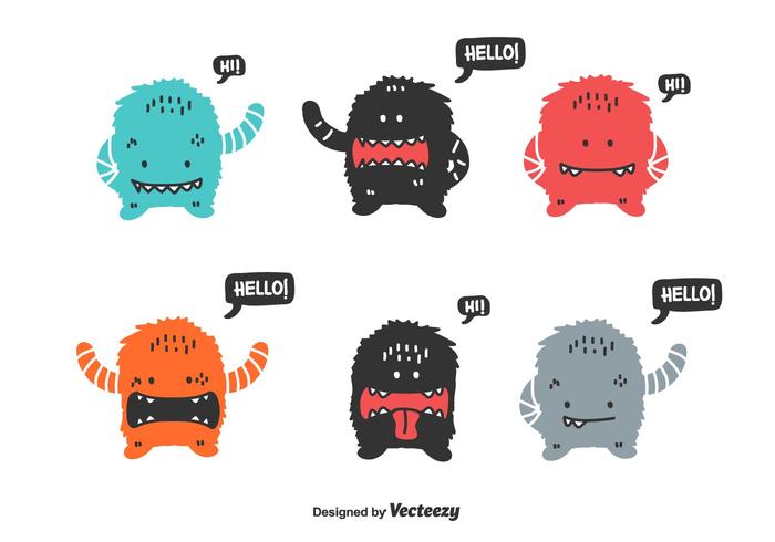 Monsters Vector Set