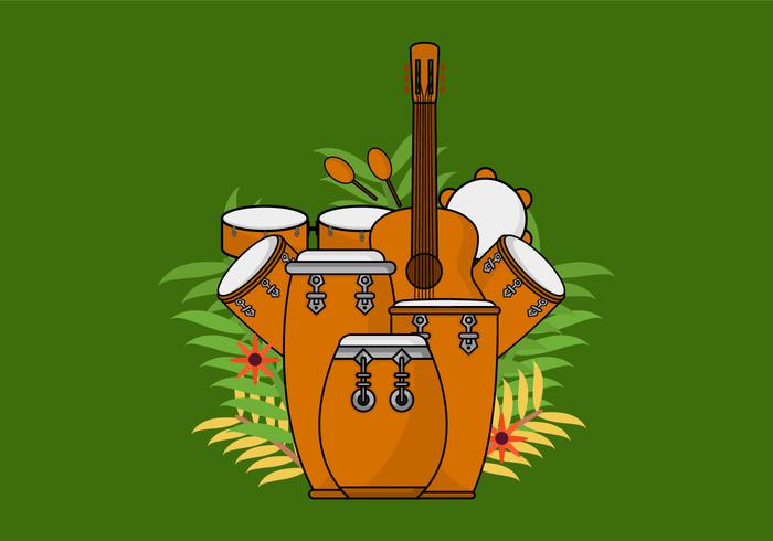 Conga Acoustic Drum  vector