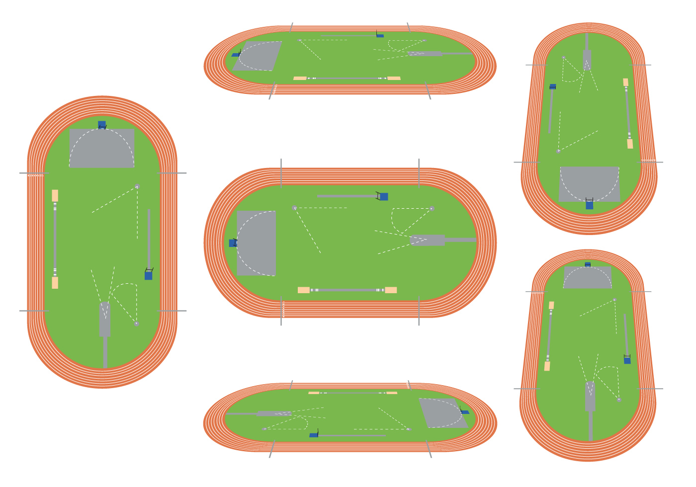 Track and Field Vector Set 172044 Vector Art at Vecteezy