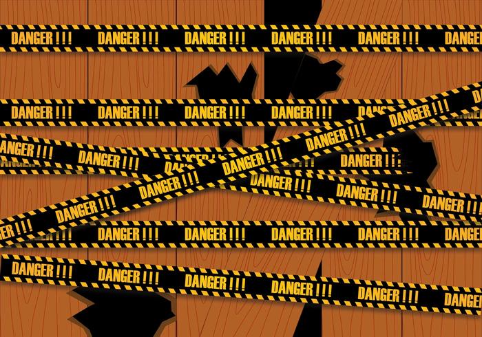 Danger Tape Vector Set