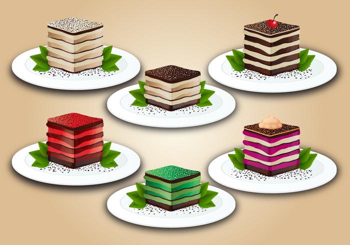 Tiramisu Vectors 