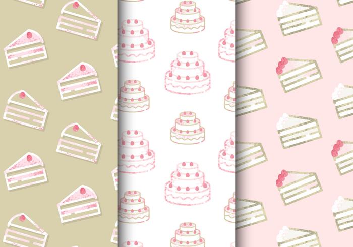 Free Cute Sweets Patterns vector