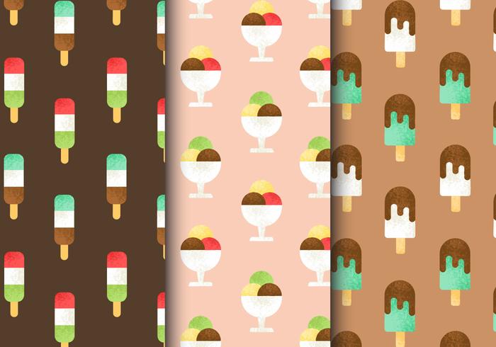 Free Cute Sweets Patterns vector