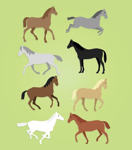 Running Horses Vector