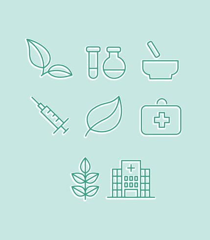 Vector de iconos de salud gratis