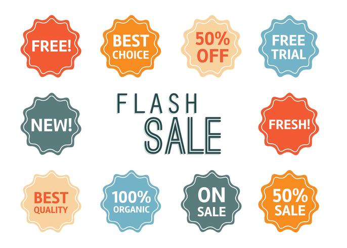 Free Price Flash Vector