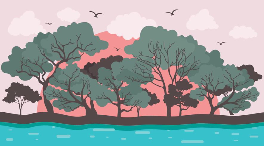 Gum Tree Vector