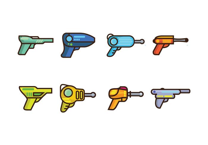 Vector de pistola láser gratis