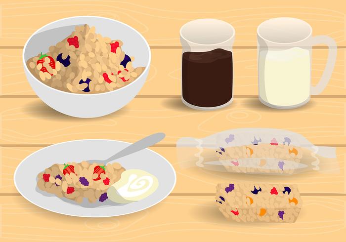 Granola Free Vector