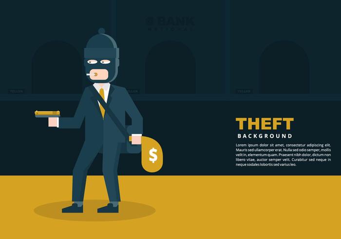 Theft Background vector