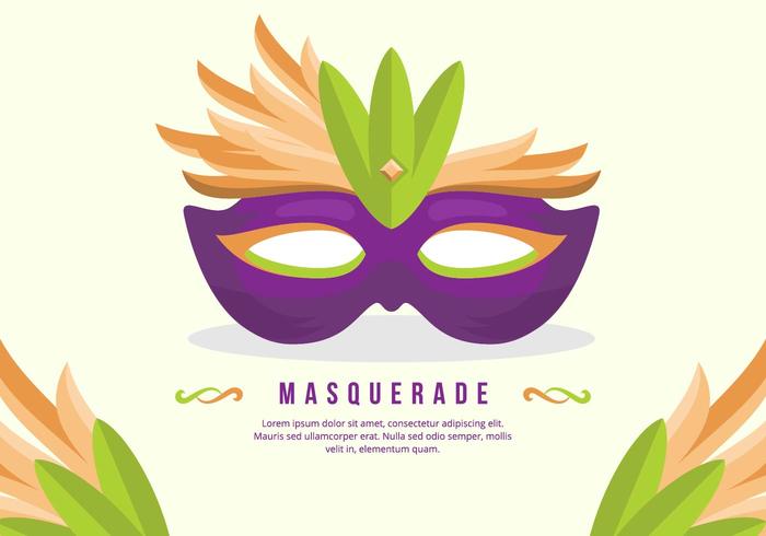 Masquerade Ball Background vector