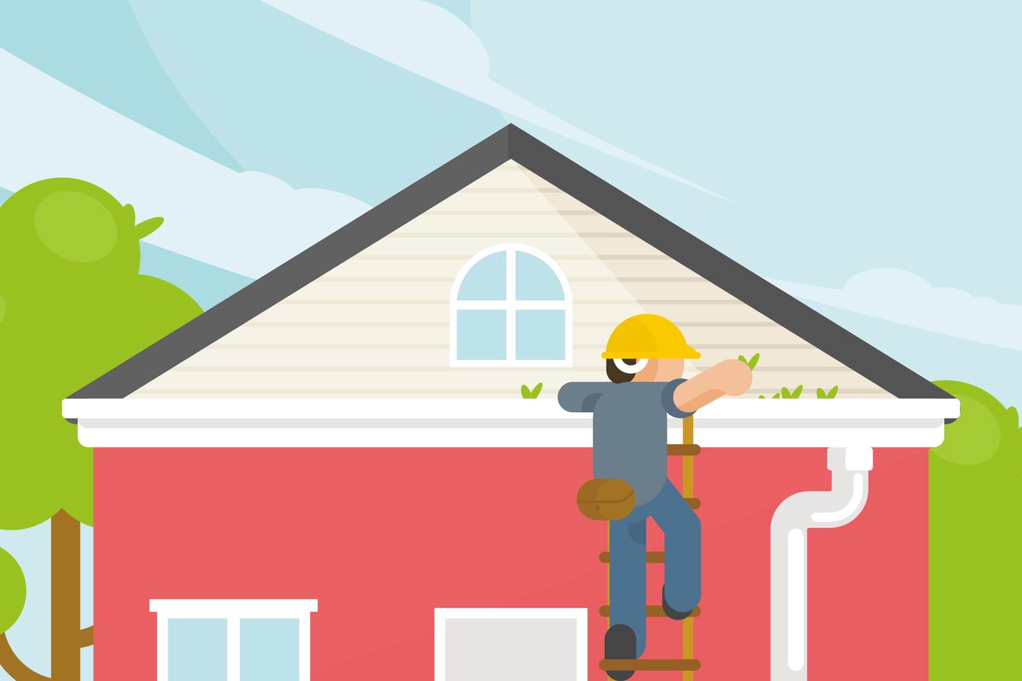 Gutter Illustration 172351 Vector Art at Vecteezy