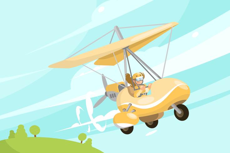 Glider Illustration vector