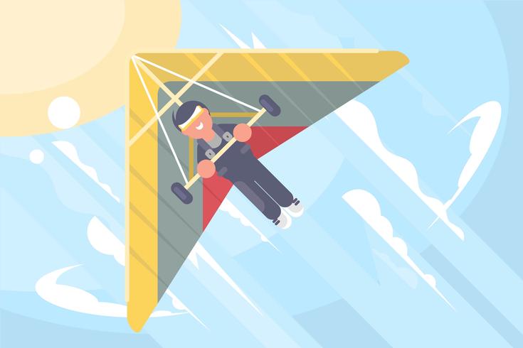 Glider Illustration vector