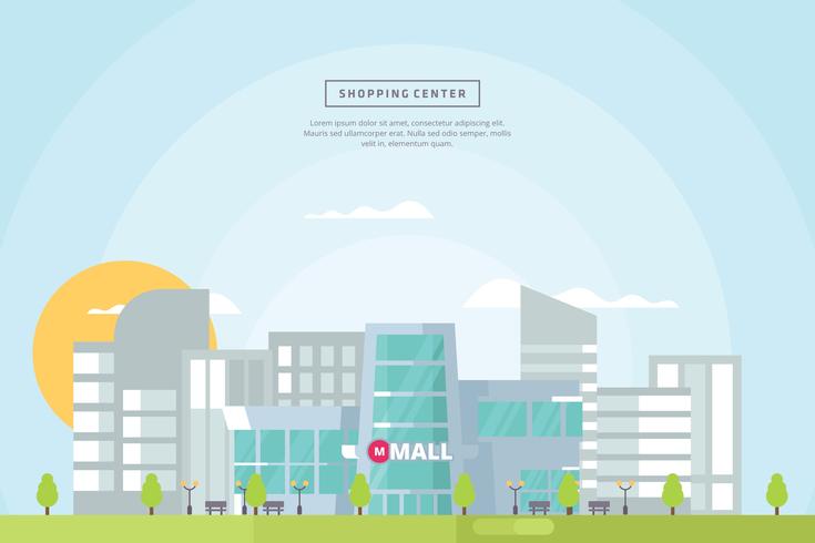 Shopping Center Illustration vector