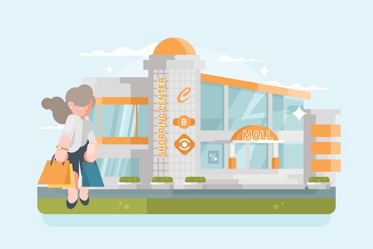 Shopping Center Illustration vector