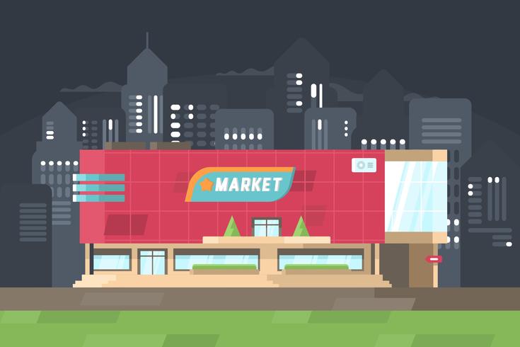 Shopping Center Illustration vector