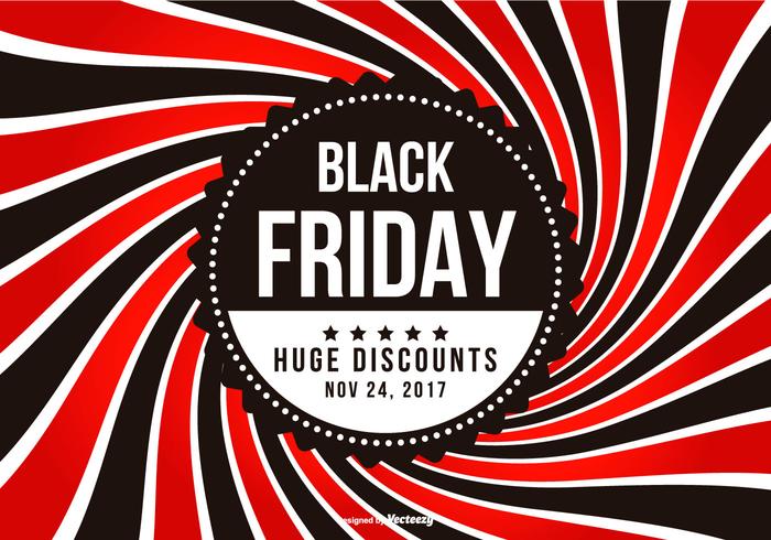 Promotional Black Friday Illustration vector