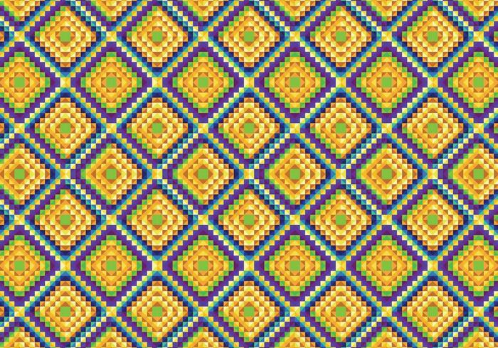 Ornament Of Huichol Vector