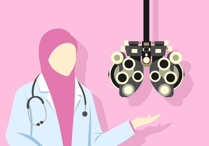 Eye Test Machine Vector