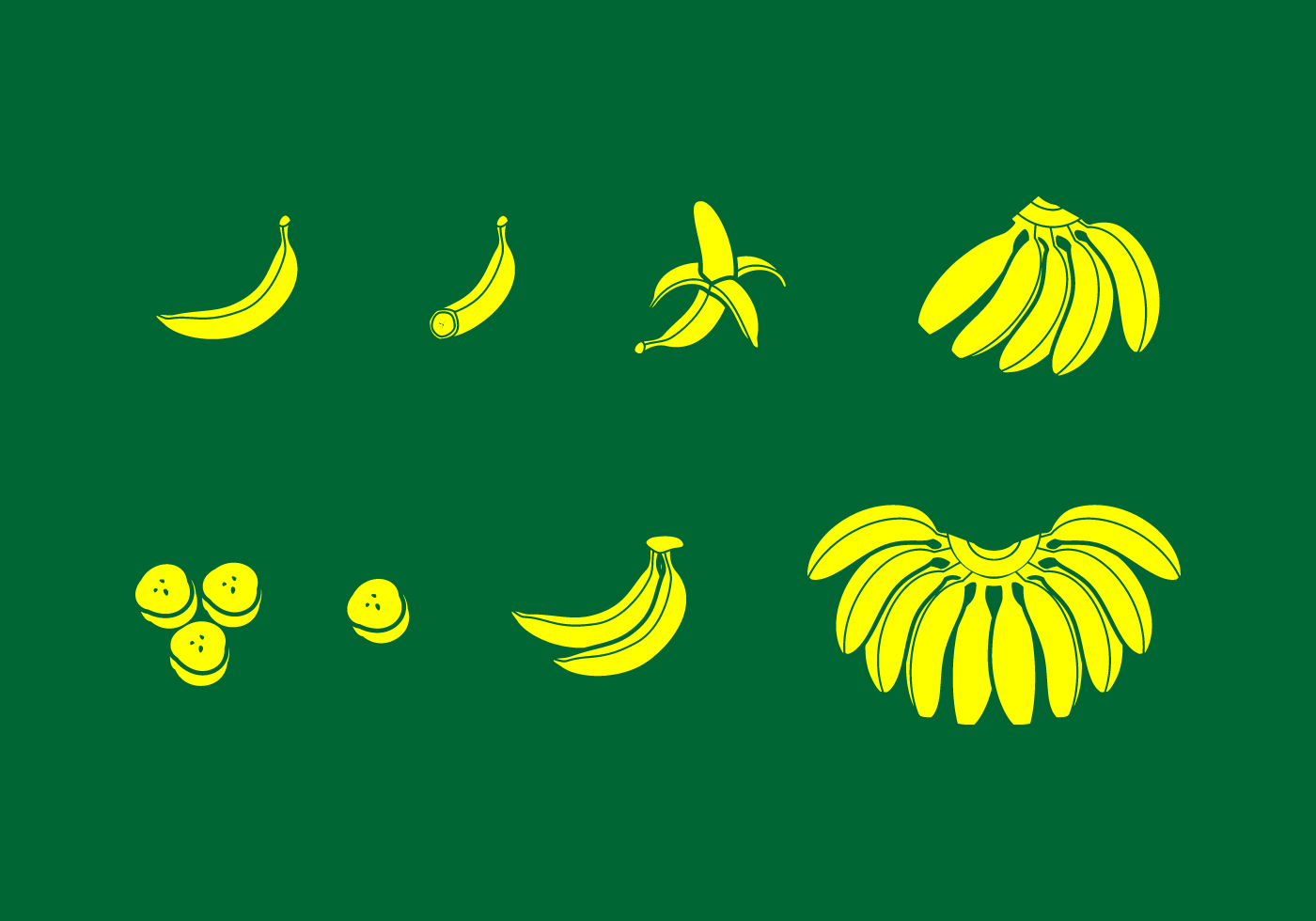 Download Banana Solid Icon Free Vector 172509 - Download Free Vectors, Clipart Graphics & Vector Art