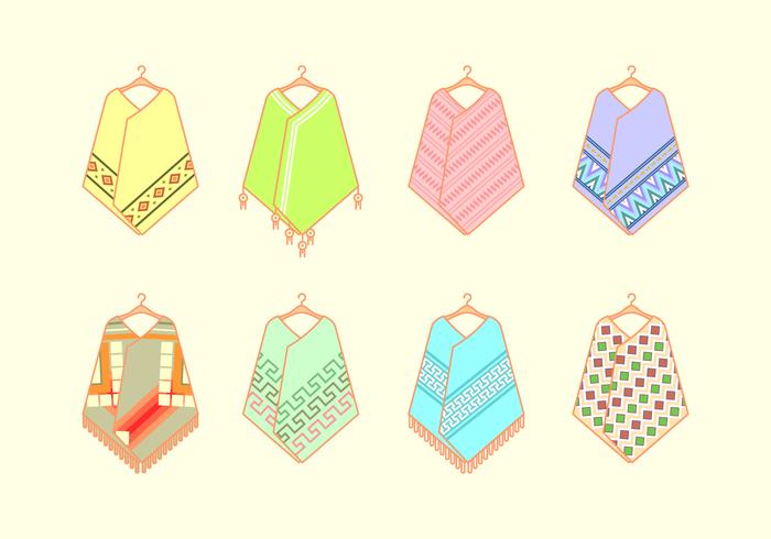 Hanging Poncho Free Vector