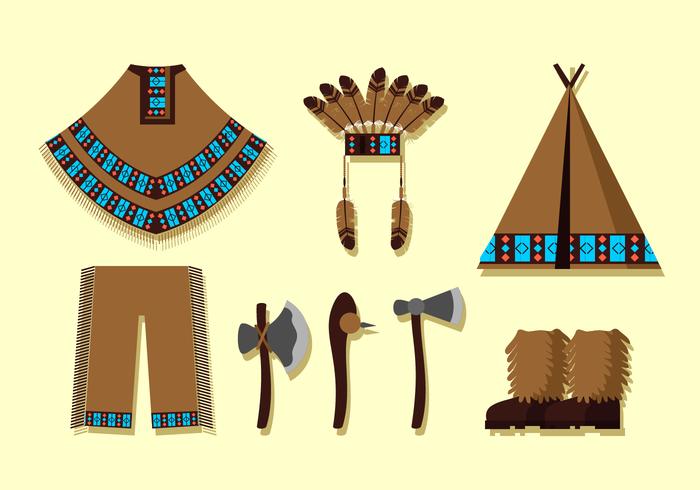 Indian Ponco For Male Free Vector