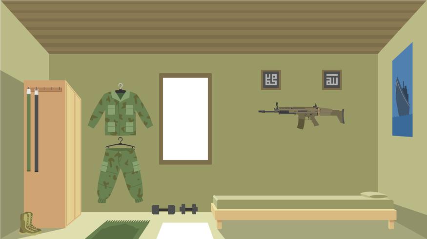 Navy Seals Room Free Vector