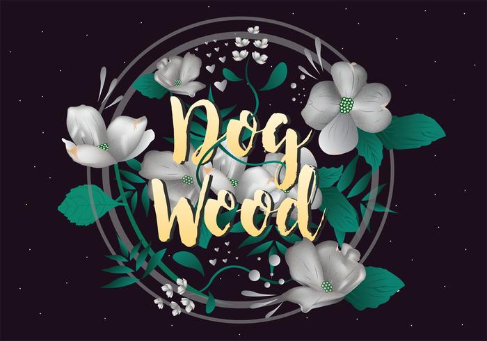 Arte vectorial de Dogwood vector