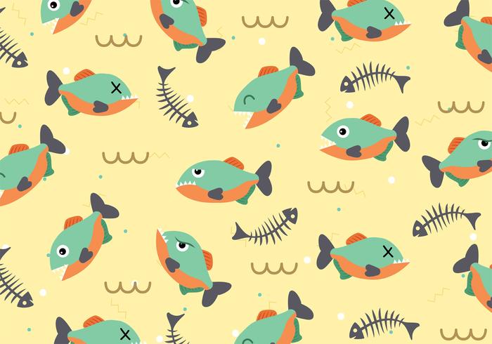 Piranha Pattern  vector