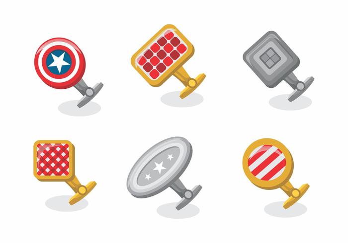 Cufflink Vector Pack