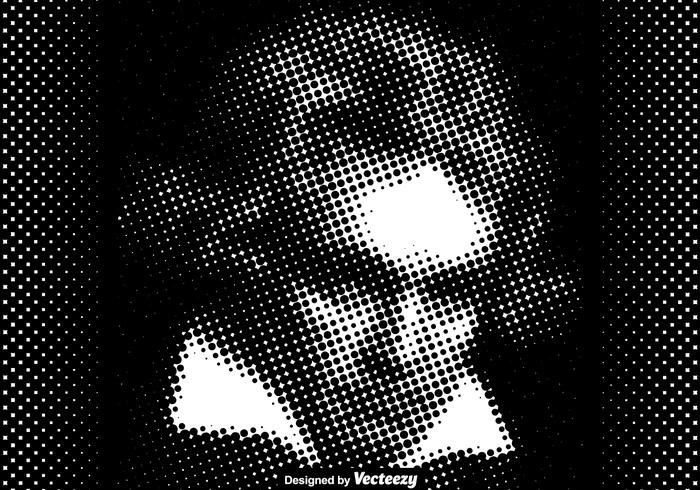 Vector Dotted Beethoven Illustration