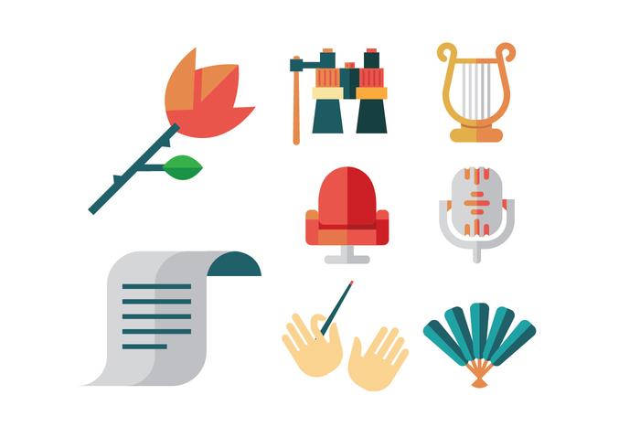 Theater Icons vector