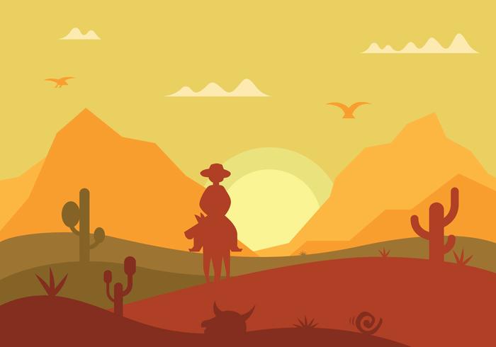 Gaucho silhouette vector illustration