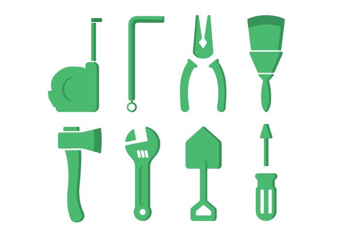 Iconos de herramientas de hardware vector