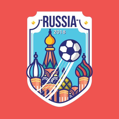 Rusia Kremlin Palace Badge Vector