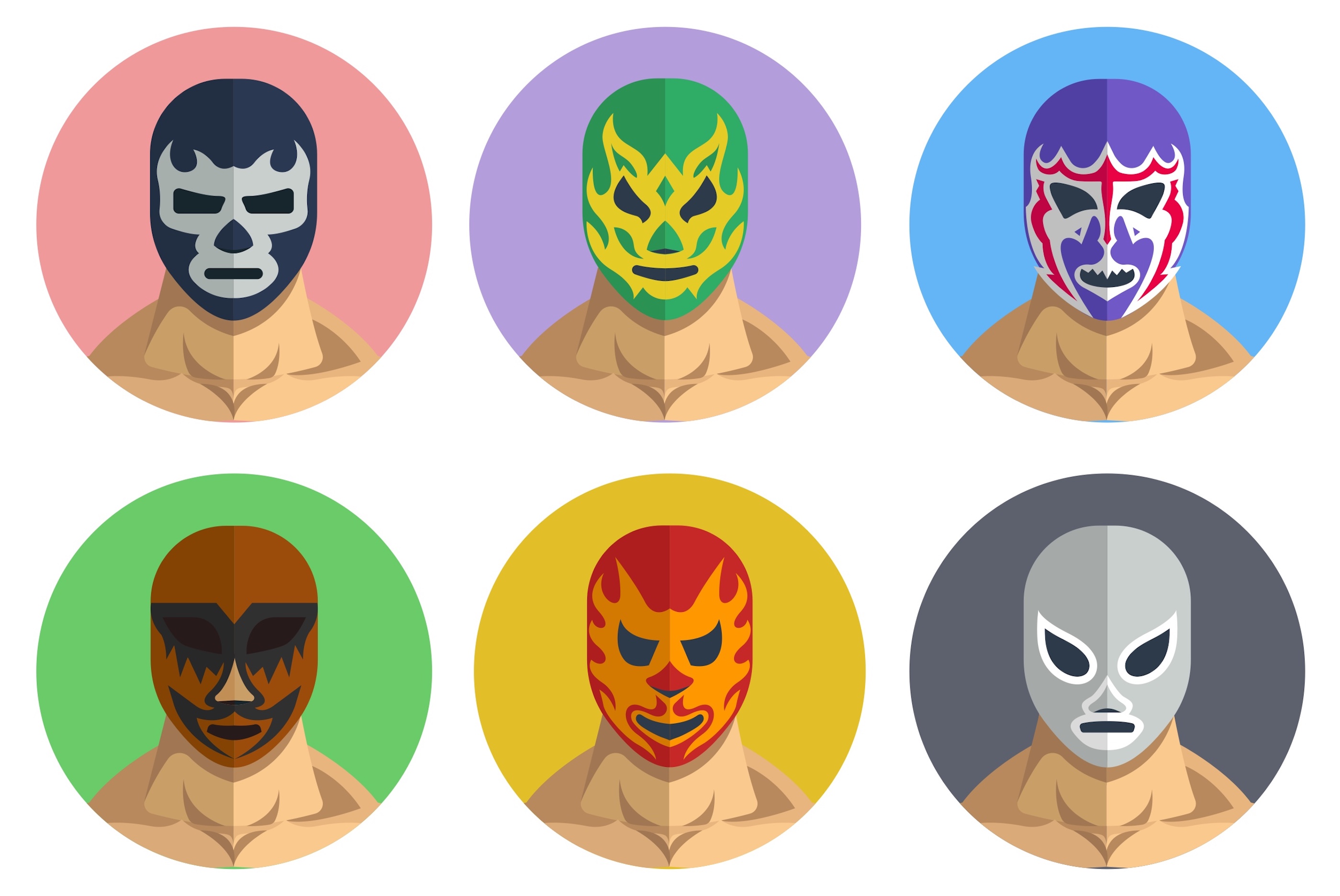 ajuste carta Ejercicio Luchador Mask Vectores, Iconos, Gráficos y Fondos para Descargar Gratis