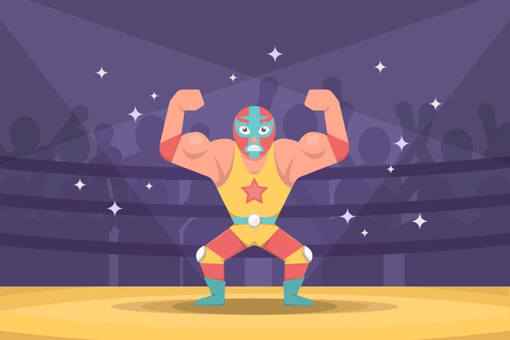 Free Mexican Wrestler Vector