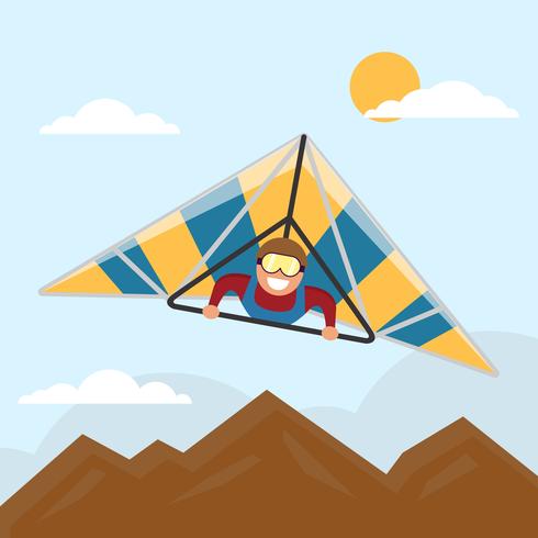 Glider Vector Illustration