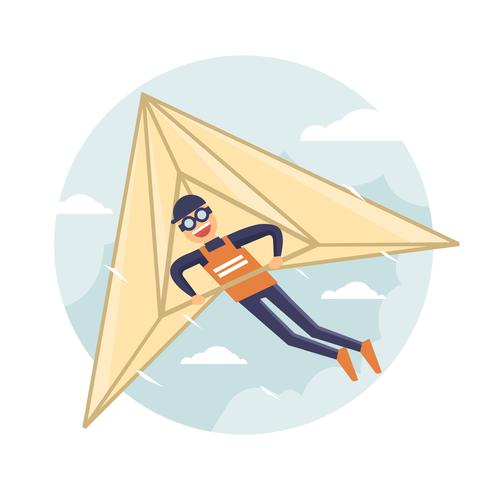 Glider Vector Illustration