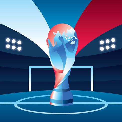 World Cup Soccer Rusia Free Vector