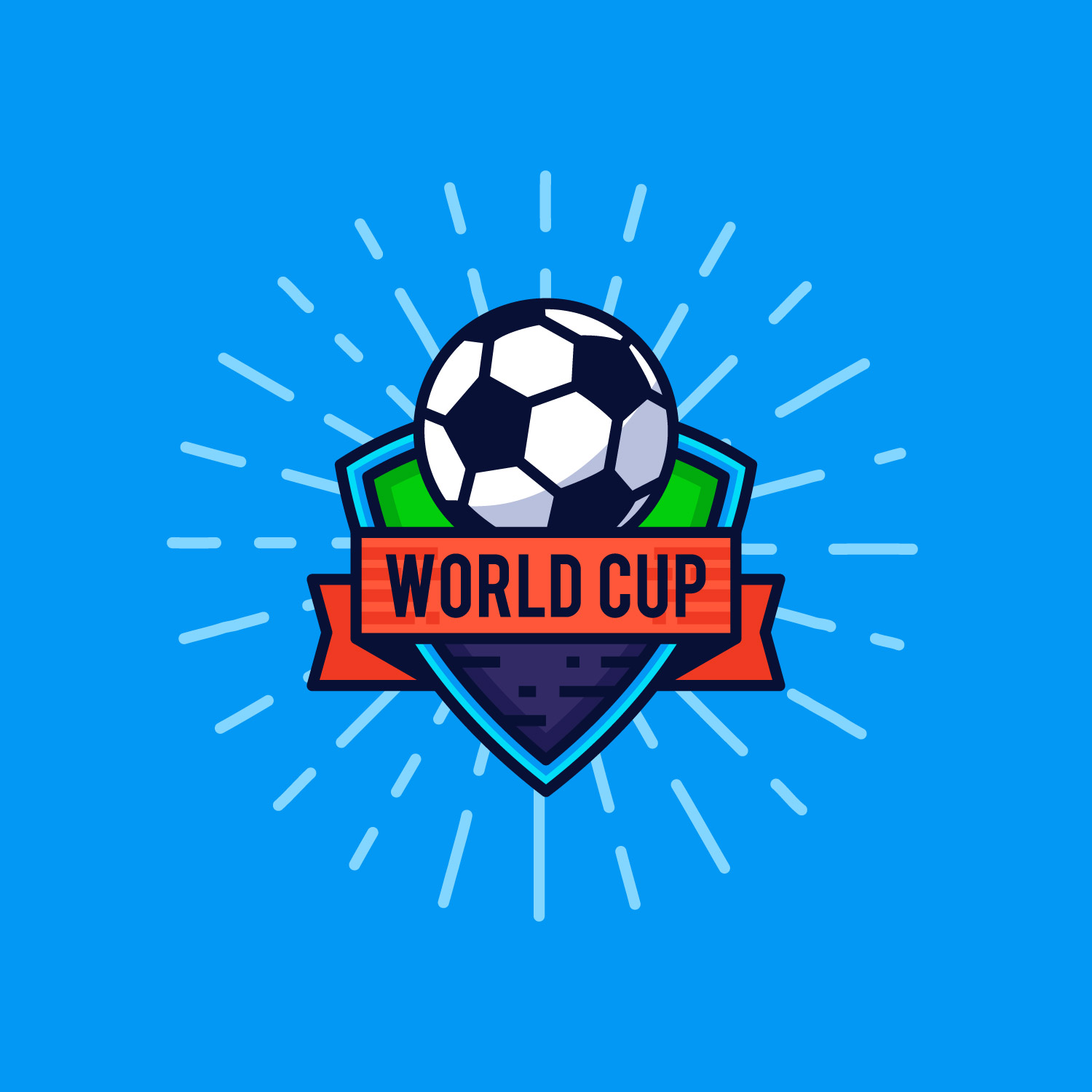 World cup logo badge 173156 Vector Art at Vecteezy