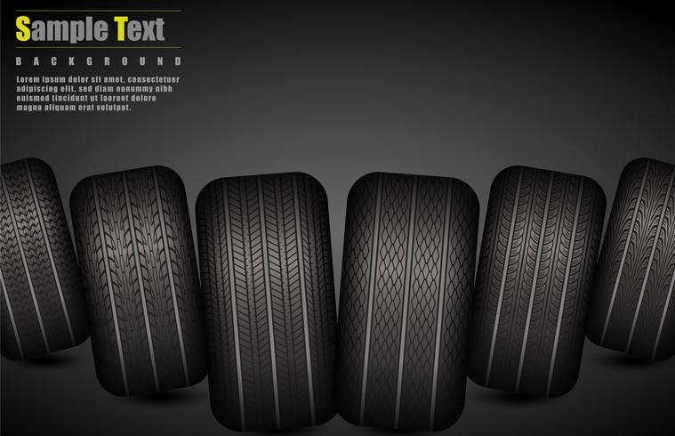 Vector Pneumatic Tires Template